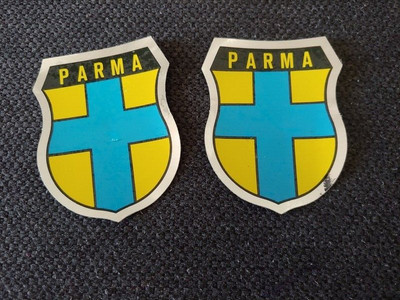 lot parma soccer stickers 60s bottom stock 