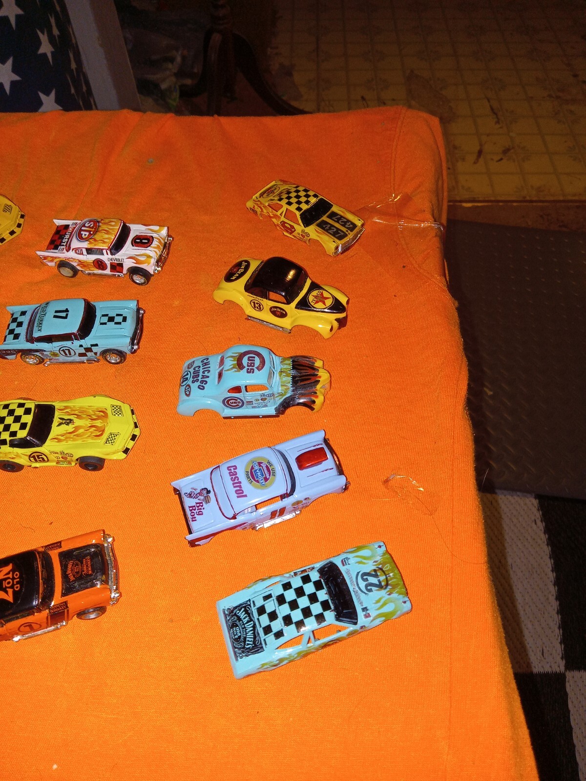 AFX Tyco Slot Car LOT 14 Custom Cars Ford Chevy All 1 of A Kind Nice