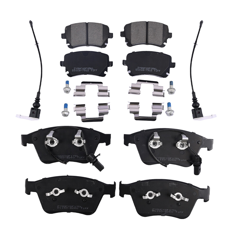 Brake Pads Set Front & Rear For 2004-18 Bentley Continental Gt Gtc & Flying Spur