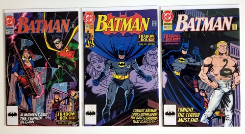 Batman # 467, 468, 469 • SHADOW BOX Complete set of 3 • DC Comics ...