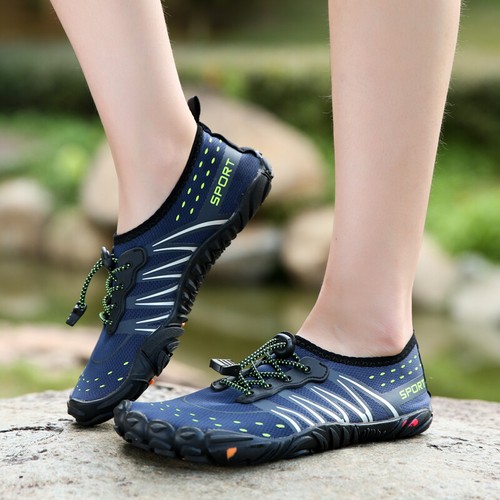 Mens Water Shoes Barefoot Diving Swim Shoes Water Sports Non-Slip Aqua Shoes  | eBay