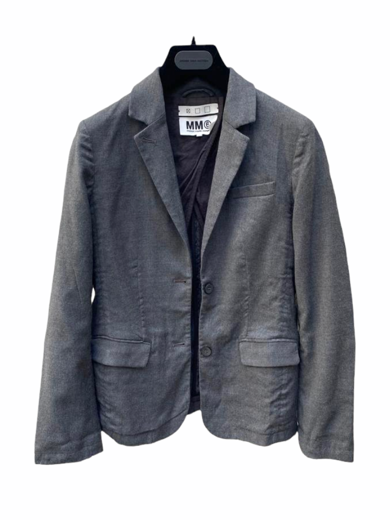 Maison Martin Margiela FW 2012 Grey Blazer Jacket Size IT 40 fits