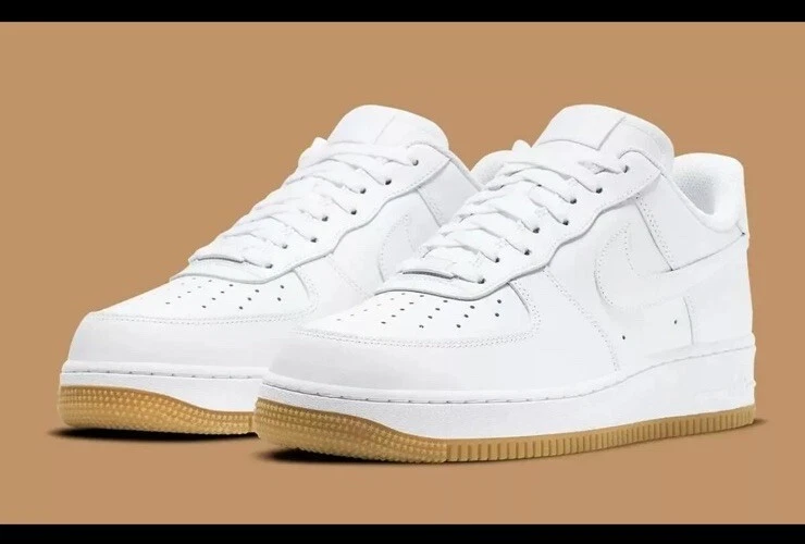 Preços baixos em Nike Air Force 1 White Gum | eBay