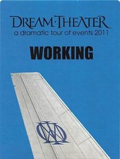 Dream Theater Backstage Pass 2011-2012 Blue Working Pass 2011 Variant