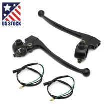 7/8" 22mm Universal Motorcycle Brake Clutch Lever Perch Set For Honda Kawasaki