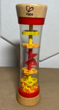 Hape Euro Rainmaker Wooden Rain Stick Montessori Baby Toy Rattle