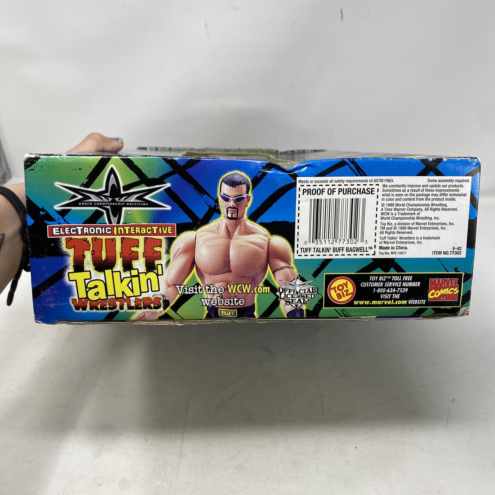 WCW Toy Biz Tuff Talkin' Wrestlers Buff Bagwell MOC NIB Collectible | eBay