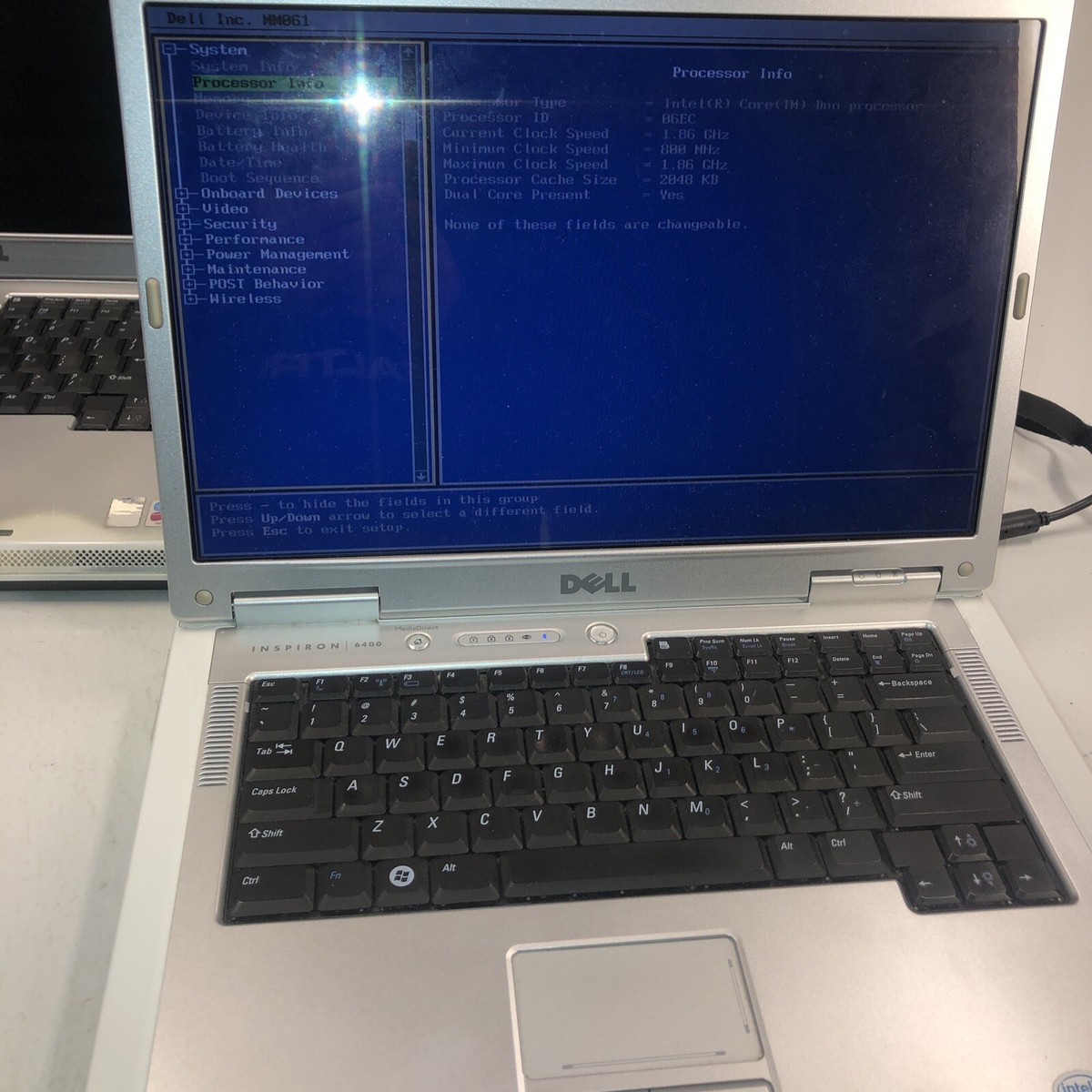 Lot Dell Inspiron 6400 6000 Laptop - For Parts or Repair | eBay