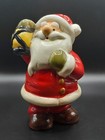 Ceramic Santa with Lantern Figurine