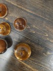 Antique Glass Amber Beehive Lenses Automotive — photo 6
