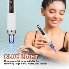 Rechargeable Blue/Red Light Pen Tool with Operator Protective Glasses Spot Clear