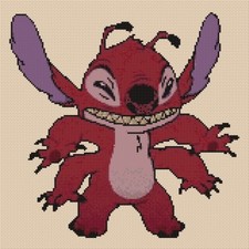 Lilo and Stitch - Leroy Counted Cross Stitch Chart No. 10-78