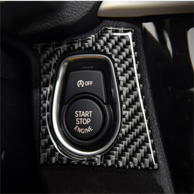 Start Stopp Motorknopfabdeckung für BMW F30 F34 F32 F36 Kohlefaser