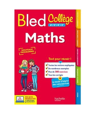 Bled Collège Maths, Curel, Josyane; Fauvergue, Paul; Sarnette, André