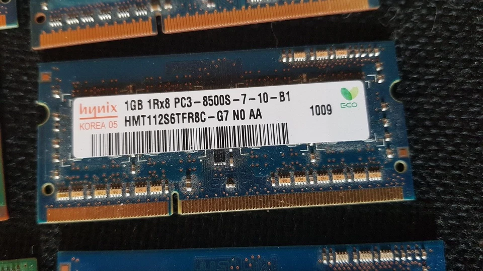 APPLE MACBOOK PRO 2008 2009 2010 LAPTOP 1GB 1 GB PC3-8500S DDR3 RAM MEMORY - Image 2 of 2