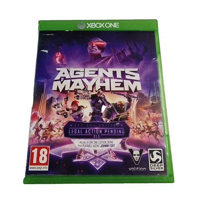 Agents of Mayhem: Day One Edition (Xbox One Game, 2017) PAL Pegi 18 Deep Silver