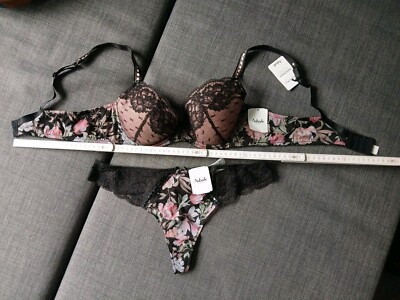 NEU Aubade 85B Push-up-BH Magic Garden + String 42 L UVP 175 