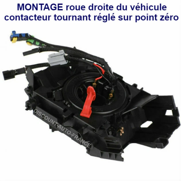 CONTACTEUR TOURNANT VOLANT PISTE AIRBAG CLIO 3 MODUS KANGOO 2, 8201590627 - Photo 3/4