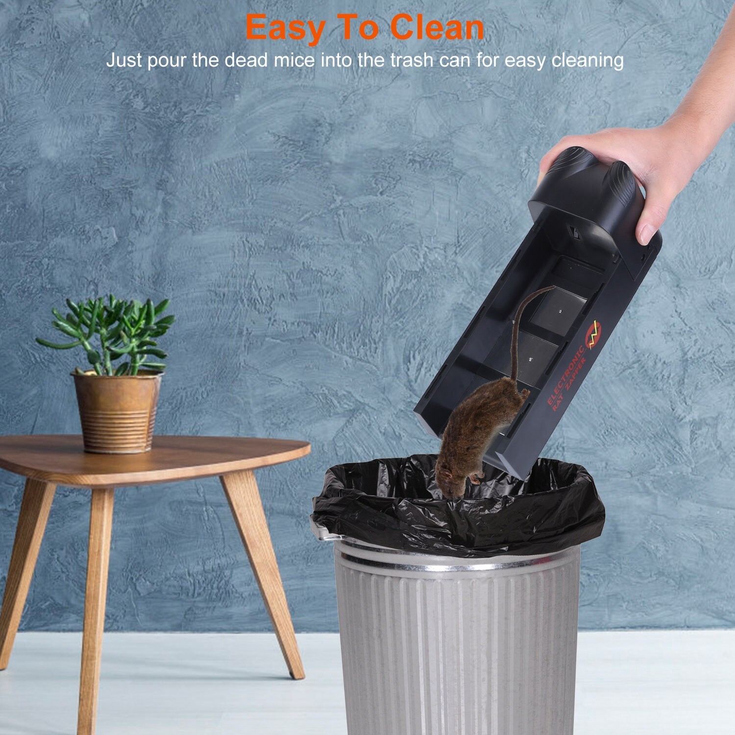 Mouse Trap Control Electronic Rat Trap 1800V High Voltage Killer Zapper Rodent