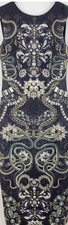Ted Baker Black Belia Jewel Snake Print Pencil Evening Dress Sz 2 uk 10 BNWT