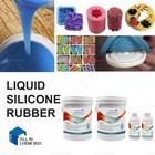 Silicone Liquid Rubber Mould Making Kit 100:3 Mix - 1Kg 2Kg 5Kg 10Kg Blue SH25