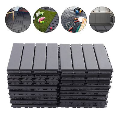 30* Deck Patio Tiles Interlocking Flooring Tiles Outdoor Replacement Tiles