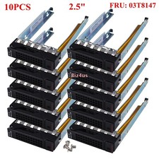 10X 03T8147 2.5" Drive Caddy Tray For Lenovo RD650 RD550 RD450 RD350 TD450 TD350