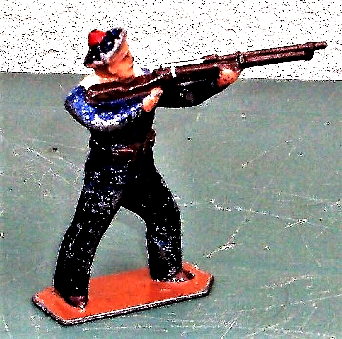 FIGURINE INFIRMIERE MILITAIRE HR HENRY ROGER PLOMB CREUX 1930