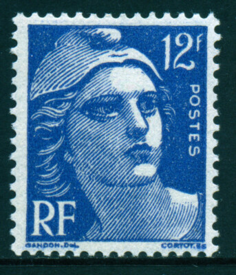 FRANKREICH 1947-49: MARIANNA 12F NEU WIE ABGEBILDET