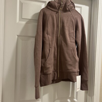NWT Lululemon Scuba Full Zip Hoodie Taupetastic/Gold Size ： 8 | eBay