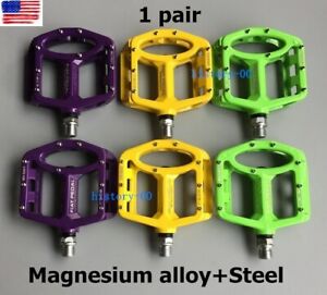 MTB Road Mountain Bicycle Bike Pedal Flat-Platform Pedals magnesium alloy 528