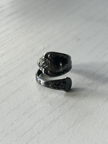 Vintage Silver Spoon Ring William A Rogers Oneida