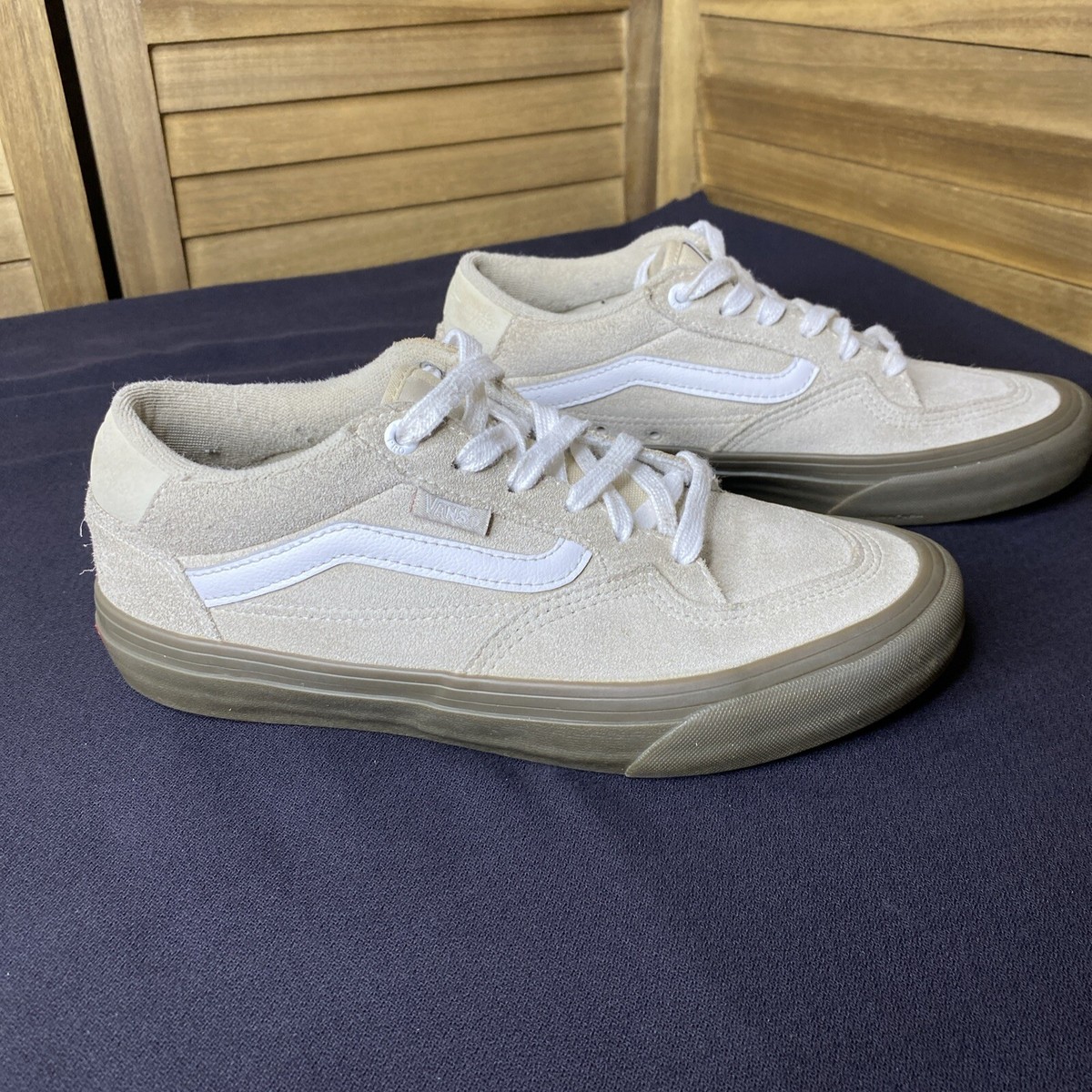 Vans Berle Pro Skate Incense Mens Size 13 Suede Off The Wall Sneaker Khaki Gum Vans Berle Pro Shoes - black (black/dark gum) main image 4