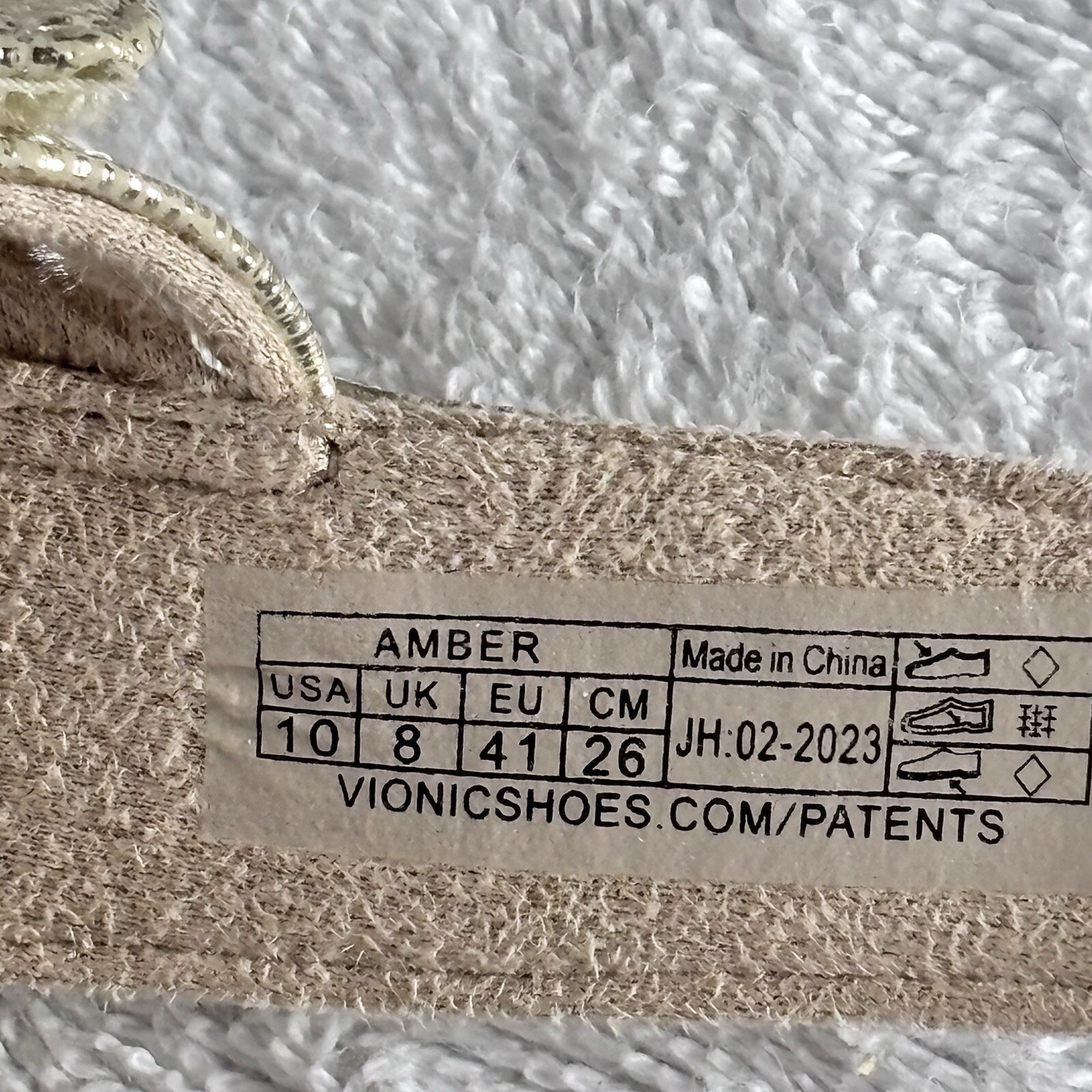 Vionic Amber Adjustable Ankle Strap Orthaheel Gol… - image 10