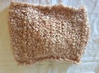 Ob.D. Handmade, Hand Knit Ballet Pink Deco Headband/Cowl w/Bow Cinch — photo 6