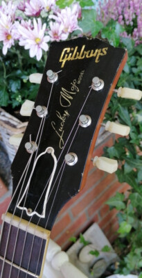 Headstock Inlay GIBBONS (Mother of Pearl) incl. Lucky Mojo Model Decal