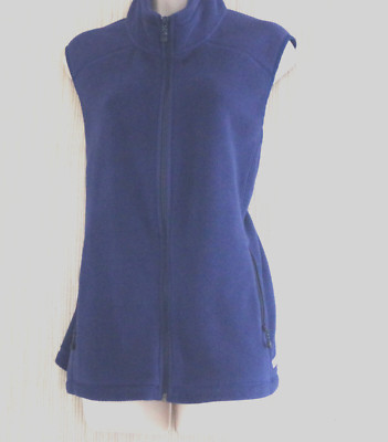Vineyard Vines Blue Full Zip Polartec Fleece Vest Womens Size:XL 