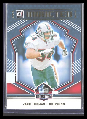 2023 Panini Donruss ZACH THOMAS Inducted  #I-3 Miami Dolphins MIDO