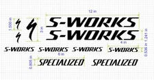 Specialized S-Works Bike Decal Set. Pick Your Color. Stump Jumper Demo Epic