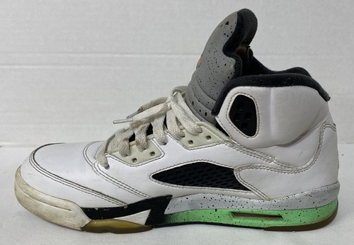 Youth Nike Air Jordan 5 Poison Green Space Jam Size 6Y 440888-115 - Picture 11 of 14