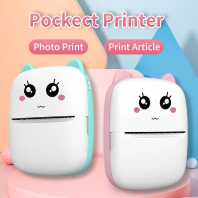 Mini Thermal Printer Pocket Bluetooth Moblie Phone Photo Label Printing Machine
