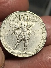 VATICANO 50 Centesimi 1936 PAPA PIO XI Alta Conservazione 