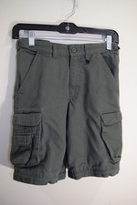 Boy Scout Official Green HEAVY WEIGHT CANVAS Uniform 26x9.5 Shorts BOYS 8 Winter