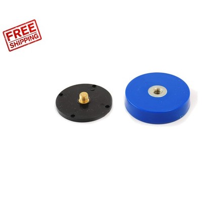 Lightweight Magnetic Holder for 1'' Dial Indicators - 44 Lb Grip - 202-6055