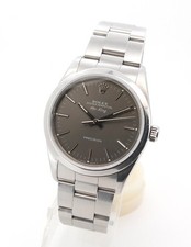 Rolex Air King Precision 34 automatico acciaio orologio uomo grey ref 14000