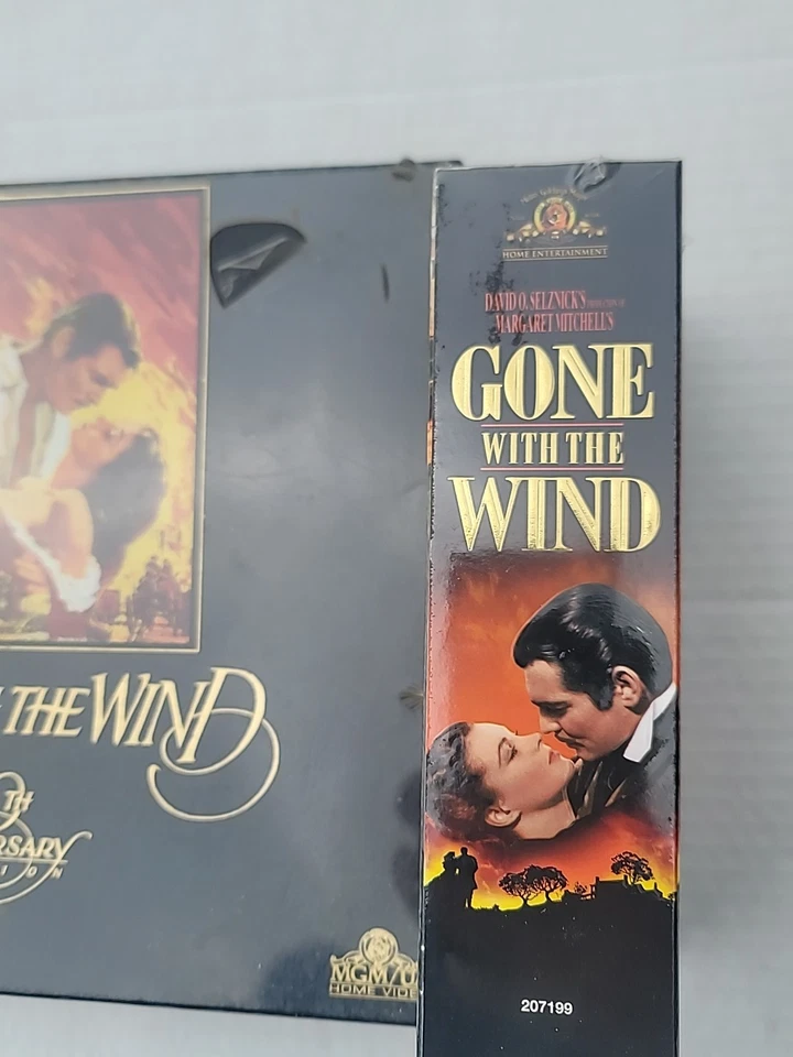 Gone With the Wind 50th Anniversary(VHS, 1985, 2-Tape Set) EX Cond Unopened Lots - Image 2 of 4