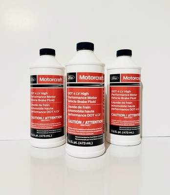 Ford MotorCraft PM-20 DOT 4 LV High Performance  Brake Fluid. 16 OZ ( Pack Of 3)