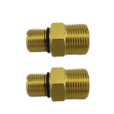 2 Stück Ersatz Wasserauslauf Armaturen Adapter für Hochdruckreiniger M22 auf 38