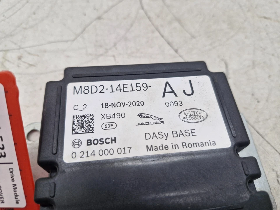 2020 Land Rover Discovery L550 DASy Base Driver Control Module M8D2-14E159-AJ - Image 4 of 4