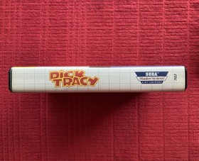 1990 Dick Tracy Sega Master System US Version Tested CIB Cart Manual & Case Rare